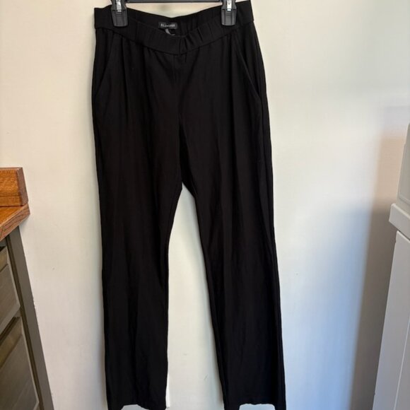 Eileen Fisher Washable Stretch Crepe Pants Black Sz: XS - Picture 1 of 5